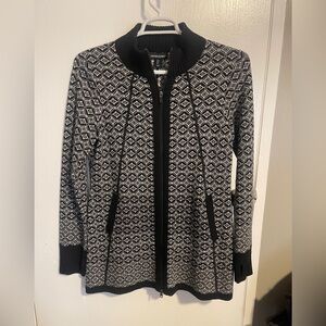 CYNTHIA ROWLEY Women’s Size Large L Cardigan Sweater Long Sleeve Zipper Front